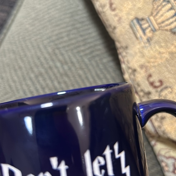 Harry Potter Muggles Cobalt Blue Mug - Picture 6 of 7